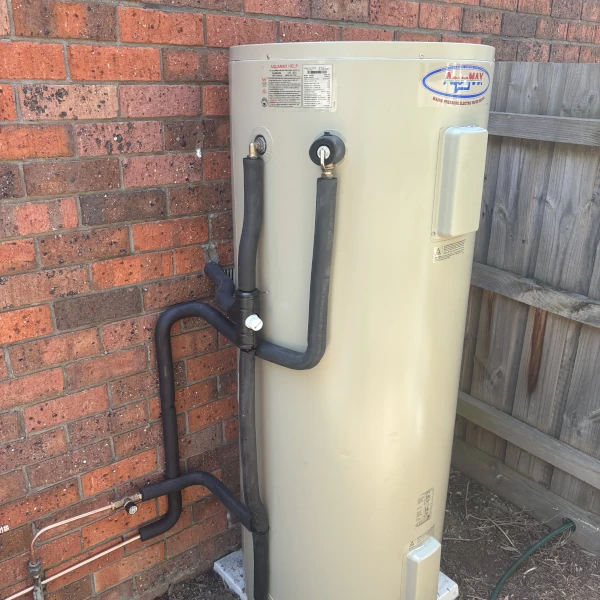 hot water unit installation